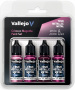 Vallejo: 77.261 - True Metallic Metal - Crimson Magenta Paint Set (4)